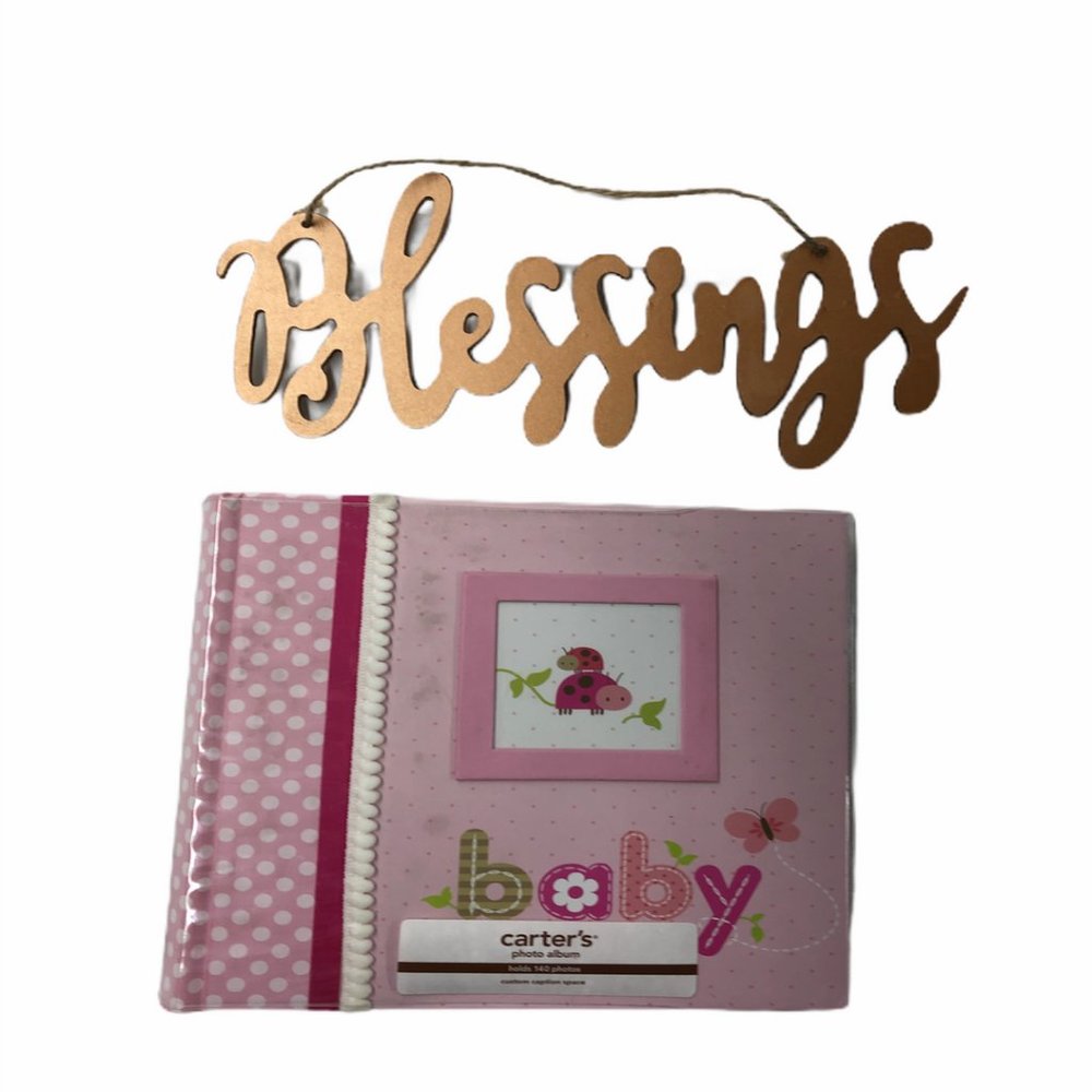Carter's Baby Photo Album Ladybug & Blessings